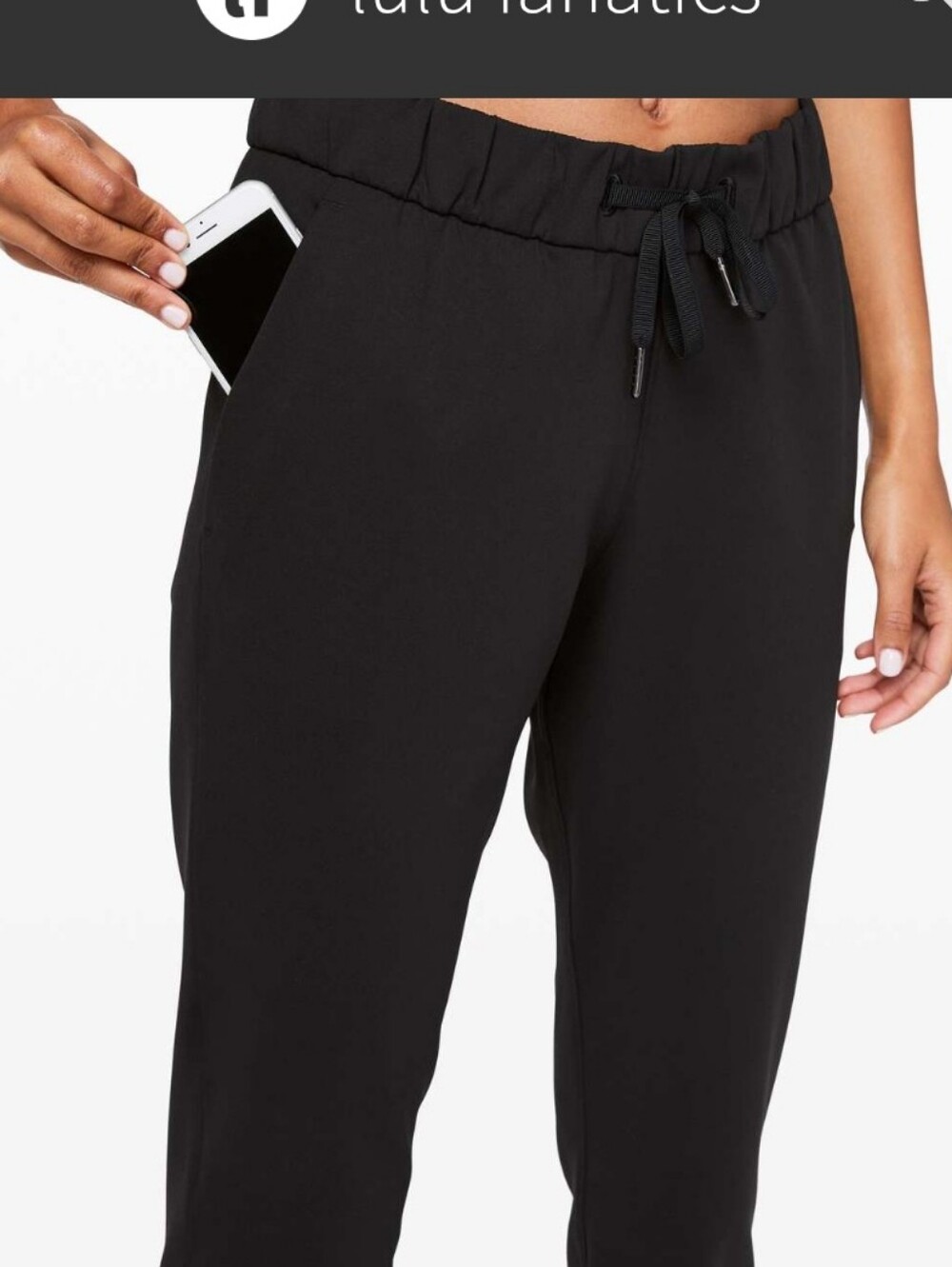 lululemon athletica On the Fly 7/8 Pant - Black Size 6 NWOT - Picture 2 of 8